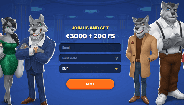Get 200 free rounds and 3000 euro bonus money! 
