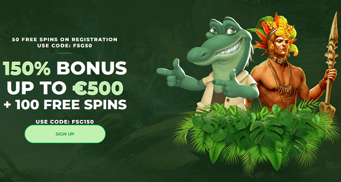 50 free spins on sign-up! 