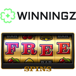 Play at Winningz with free spins! 