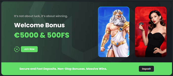 Exclusive welcome offer at Winningz Casino! 